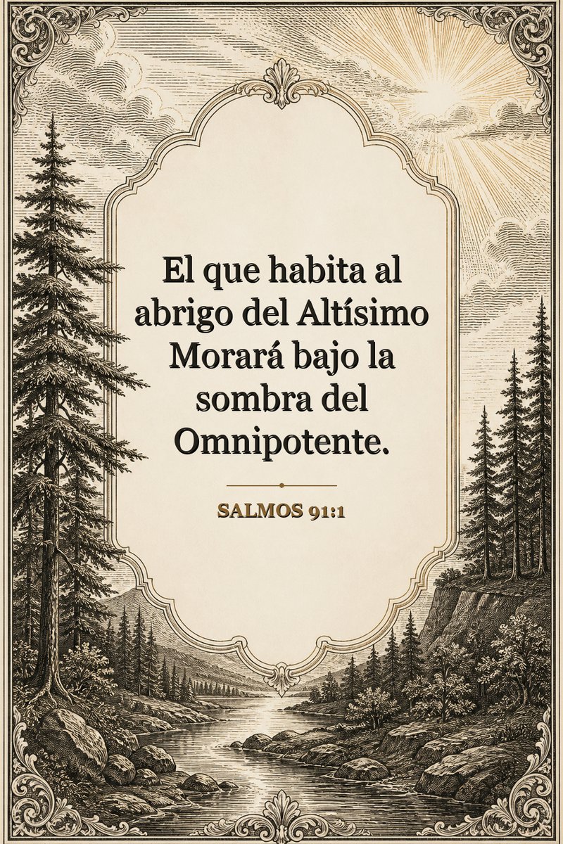 MinEvangelico's tweet photo. El que habita al abrigo del Altísimo morará bajo la sombra del Omnipotente.
Salmo 91:1 https://t.co/D4ENsjwMKw