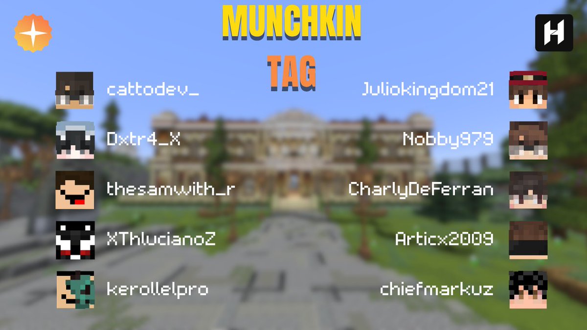 MeteorStudioMC's tweet photo. Primera Lista de Participantes -🐒 Munchkin Tag 🐒

Todavía podéis participar ⬇️
https://t.co/pZeBGwjwL7 https://t.co/qjV0mOcmSL