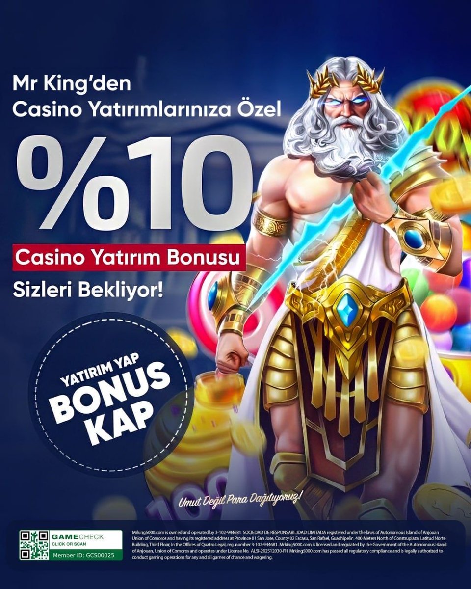 mrking_eu's tweet photo. ⚡️ MeritKing'de YATIRIMINA %10 BONUS EKLE! ⚡️

🎁 Casino yatırımını yap, bonusunu kap!
🎩 MrKing’de bonus avantajını kullan
👑 Yatırımına ekstra güç kat!

MRKing Güncel Giriş 👉🏻
https://t.co/6k1sKziZLY https://t.co/OVSkfGhW9Z