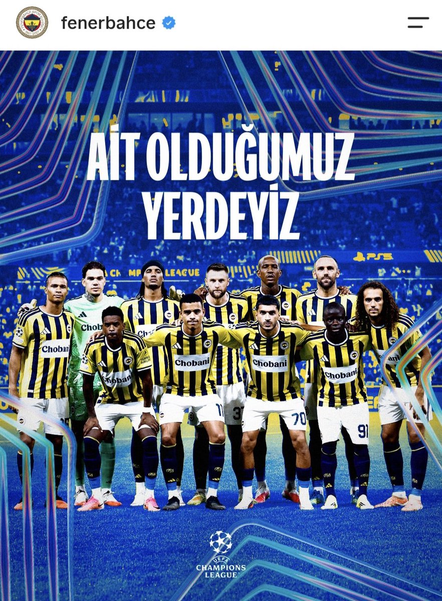 engn_gl's tweet photo. Geliyoruz @ChampionsLeague   !! 💙💛 https://t.co/yRFX1xlgMr