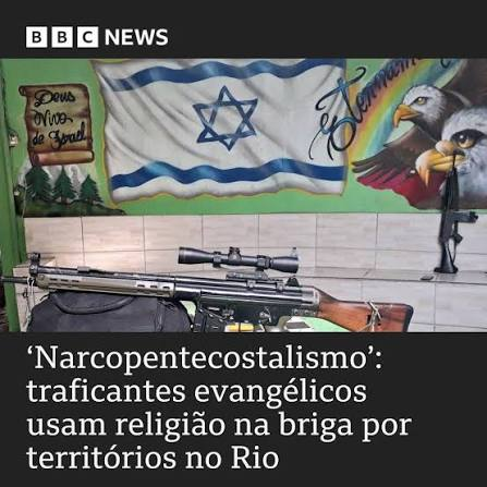 Fromrjwithlove's tweet photo. @coryeeast in brazil there's a term, "narcopentecostalism", all christians protestans that like the israeli aesthetic, no jews in the room https://t.co/AP5zbTVtyI