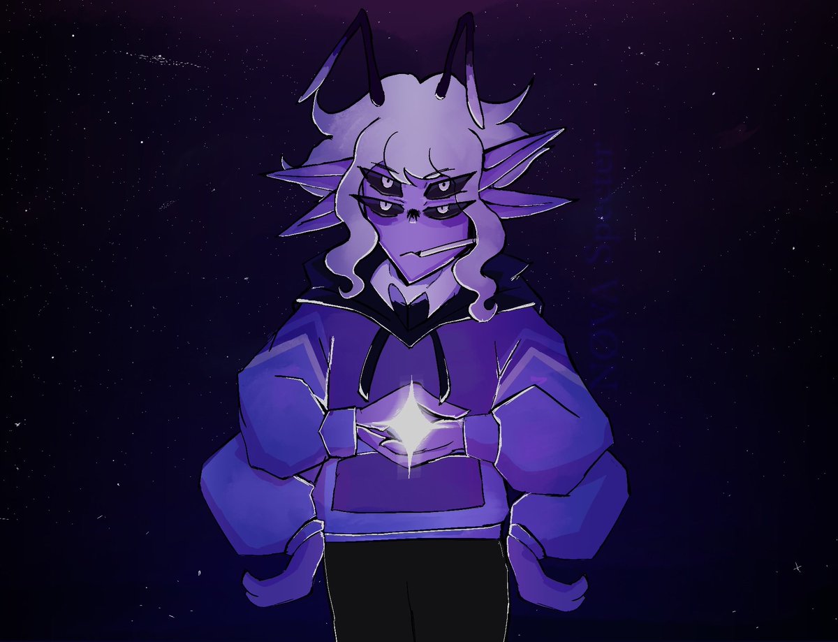 NOVASpecter05's tweet photo. Meet my oc Sykon. 
Born from the stars, he is a starlight alien that travels around galaxies. He is friends with Vesper. (Read more about Vesper in my previous post.)
#alien #star #oc #art https://t.co/JwpKJRBcD5