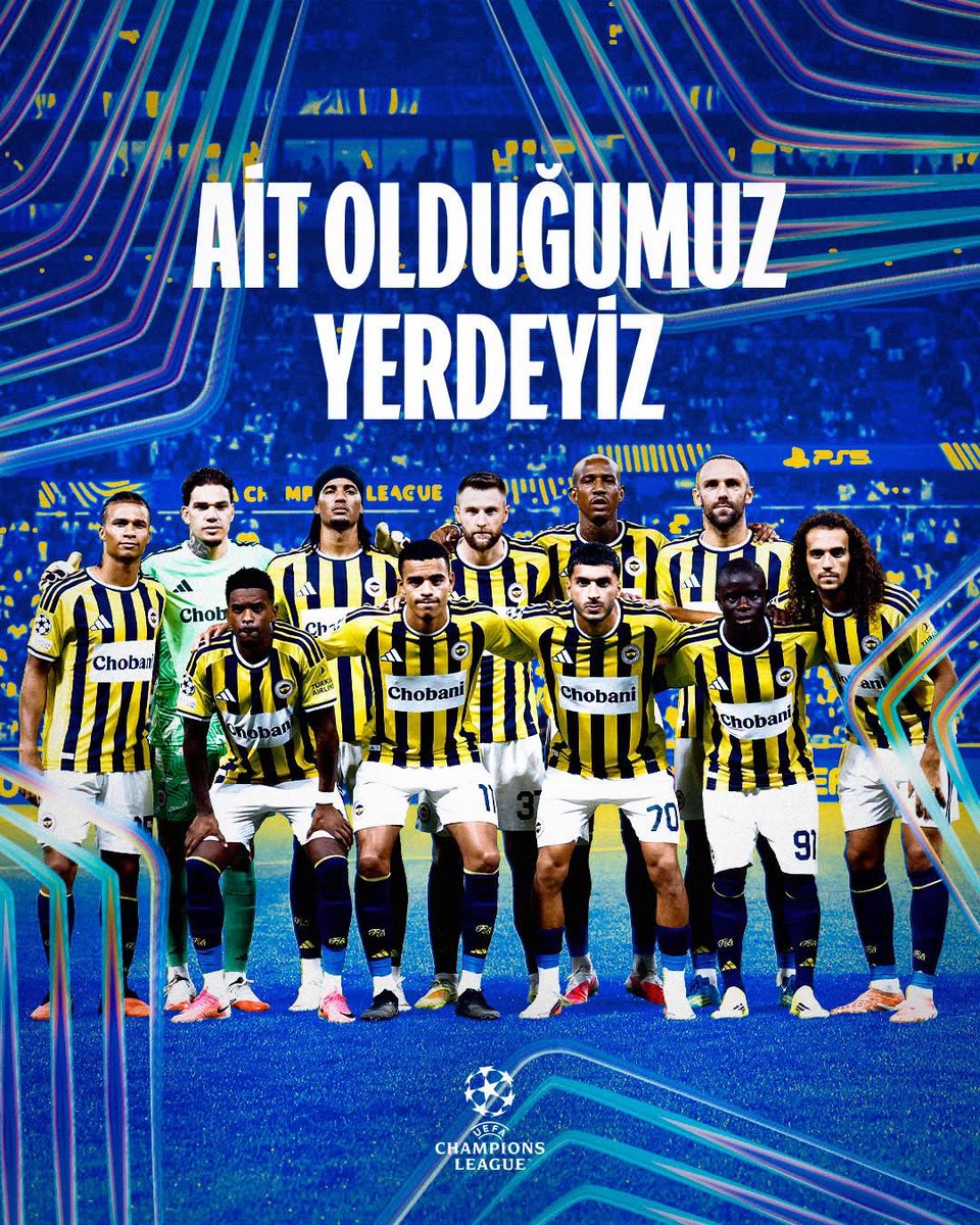 OzbeyZgr's tweet photo. Müthiş bir oyun ve galibiyetle Şampiyonlar Ligine katılmaya hak kazanan Fenerbahçe’mize tebrikler 👏👏💙💛 https://t.co/jw7JKGJW82