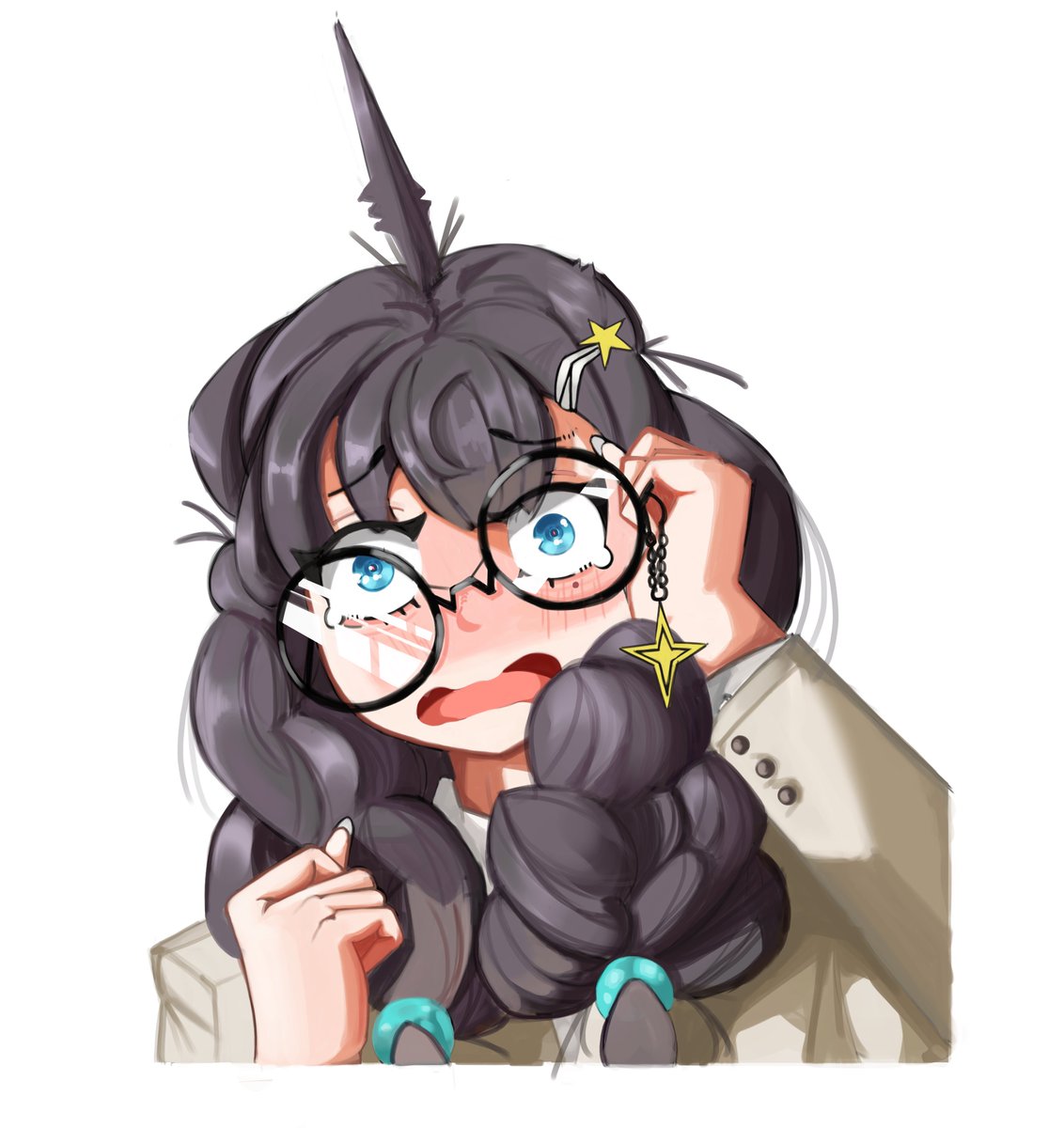 Mooseafter_dark's tweet photo. Aint she just the cutest thing when shes flustered. Final bit of Remi done be on the lookout for her lil debut soon! https://t.co/ZOdwJlzjOC