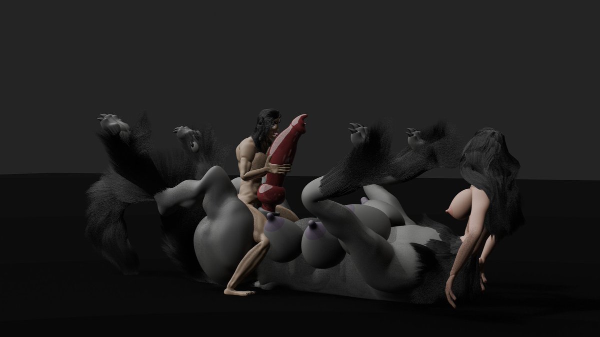 TheHumanWolf12's tweet photo. Wolftaur lewds No. 2

#nsfw #nsfwart #creature #monster #centaur #art #3dart #Blender3D https://t.co/y26XHNzGeu