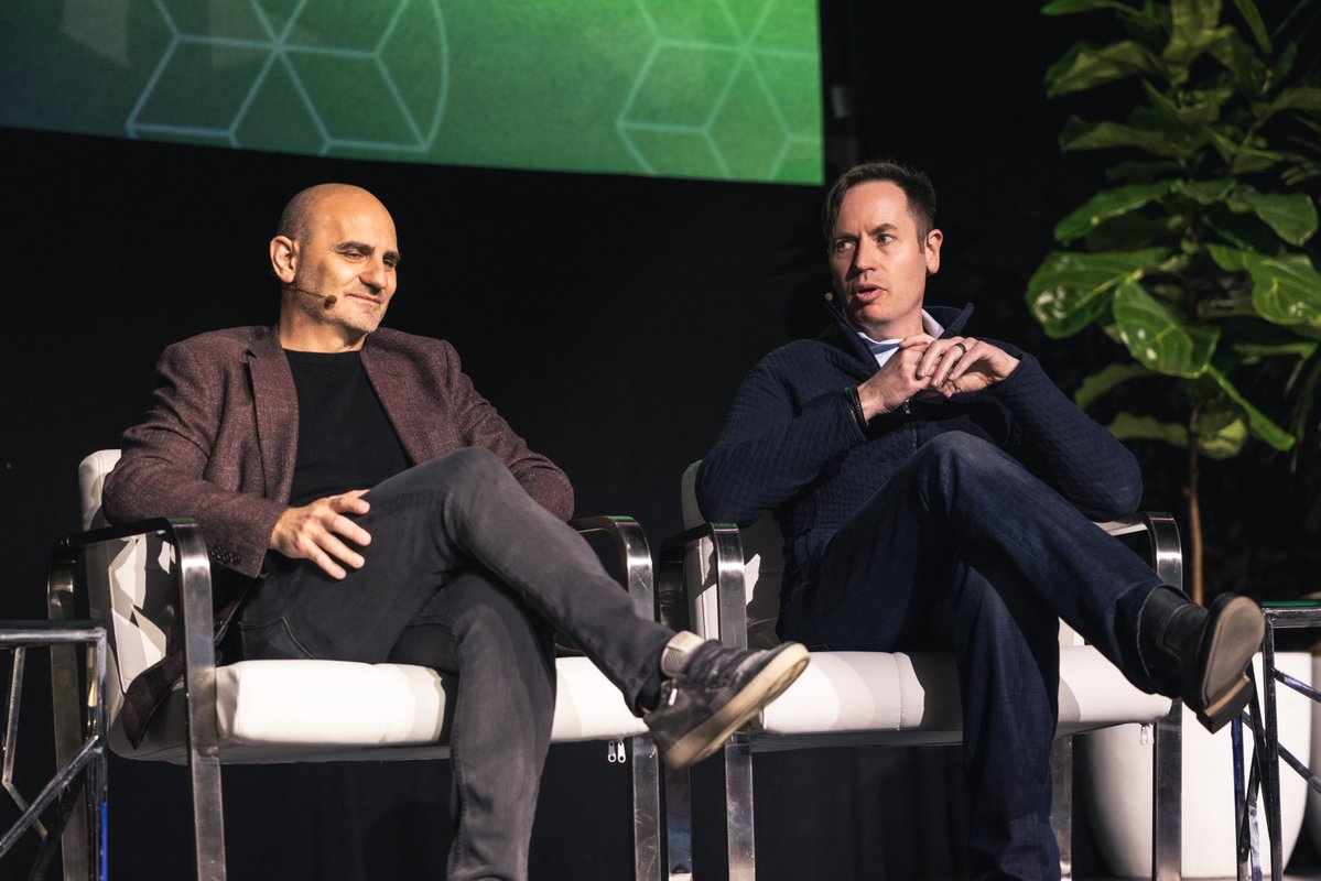 johncumbers's tweet photo. @Ronalfa  and Kim Branson sat on the @SynBioBeta 2026 main stage in May and described what their $50M partnership would mean if it worked.

This morning they announced the first milestone is done 🎉 https://t.co/1DgVQ25EOW