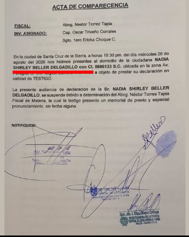 tintoyfaina's tweet photo. Nadia Beller DECLARO como testigo en la causa contra Fernando Cerimedo. 
Ratifico cada uno de sus dichos y presten atención a lo que pueda ocurrir en Argentina. 

NB: "Karina Milei es una corrupta" / "Me dijo Fernando que hay ingreso de droga controlada" / "Milei está loco" "No tengo ningún problema de ir a declarar a la Argentina" 

Cerimedo enfrenta 3 causas en Bolivia: "Feminicidio" "Violencia de genero" y "Enriquecimiento ilícito" y se podría sumar una cuarta, "Narcotrafico y lavado de dinero"