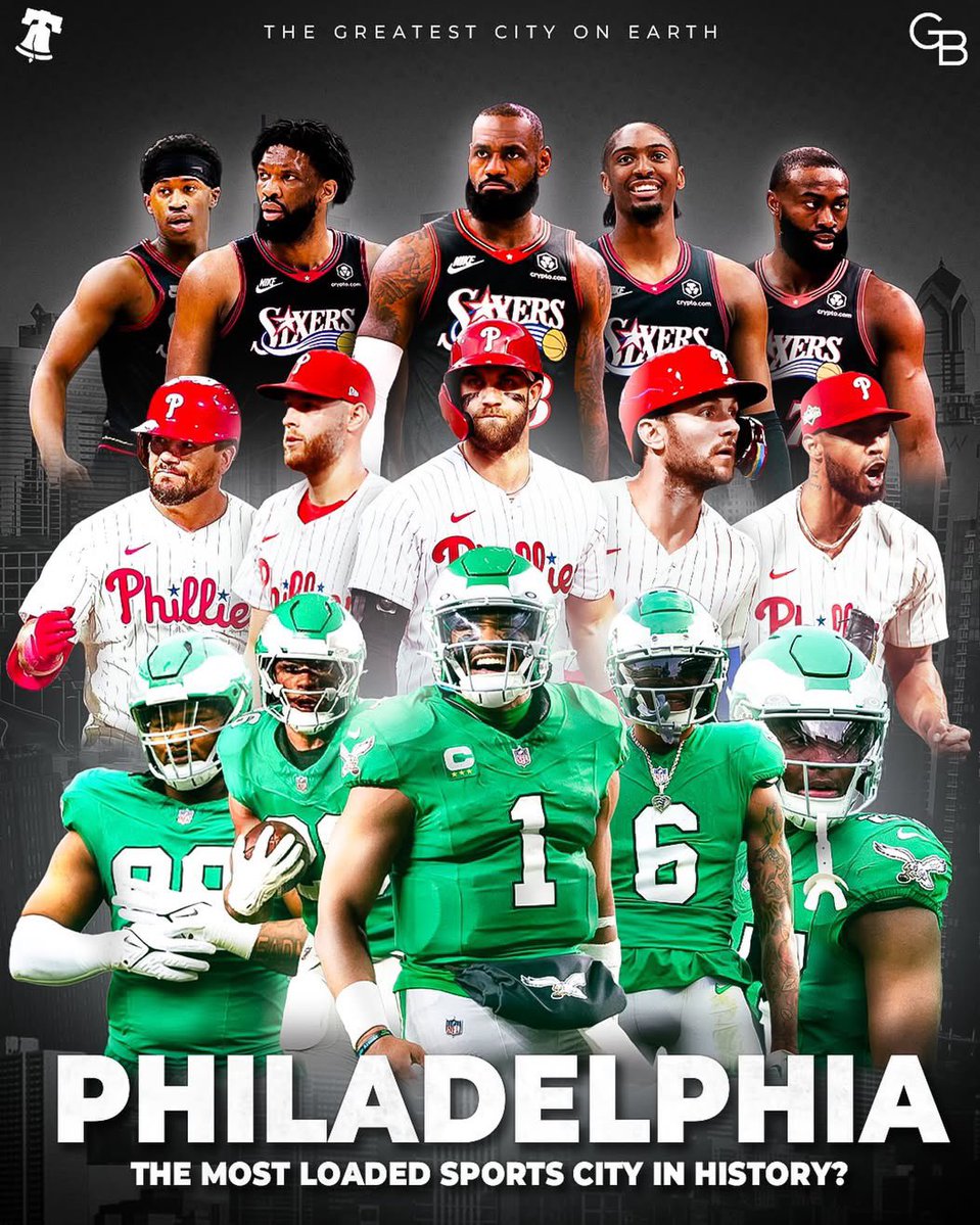 smitty_muse6's tweet photo. Are we currently experiencing the peak of Philadelphia sports??

🎨: graphicsbybond https://t.co/sdXjGktq6F