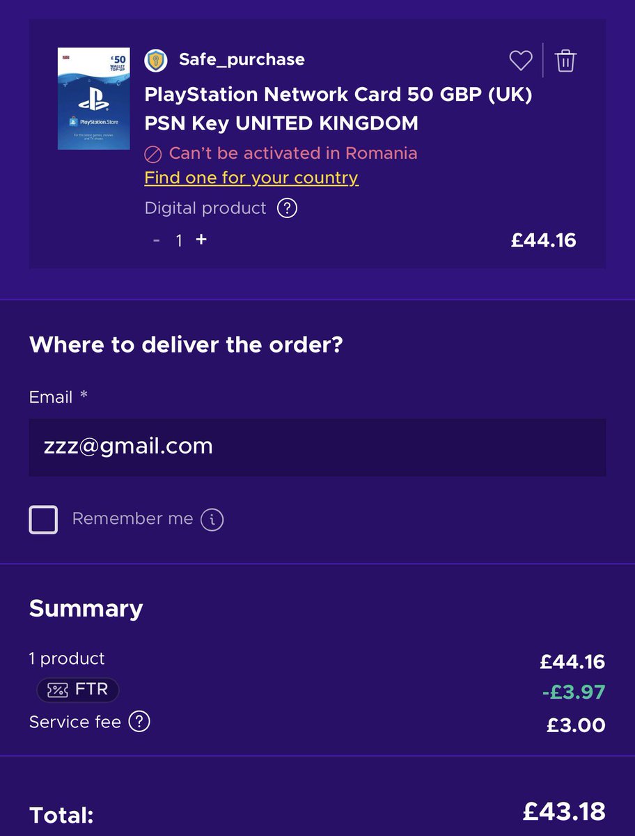 FTRGames_'s tweet photo. @DanyaalArif @futagentt hey, follow the link from the website and select the cheapest option from other offers
you get 50£ for 43£ 🤝 https://t.co/pdfl0JbZOl