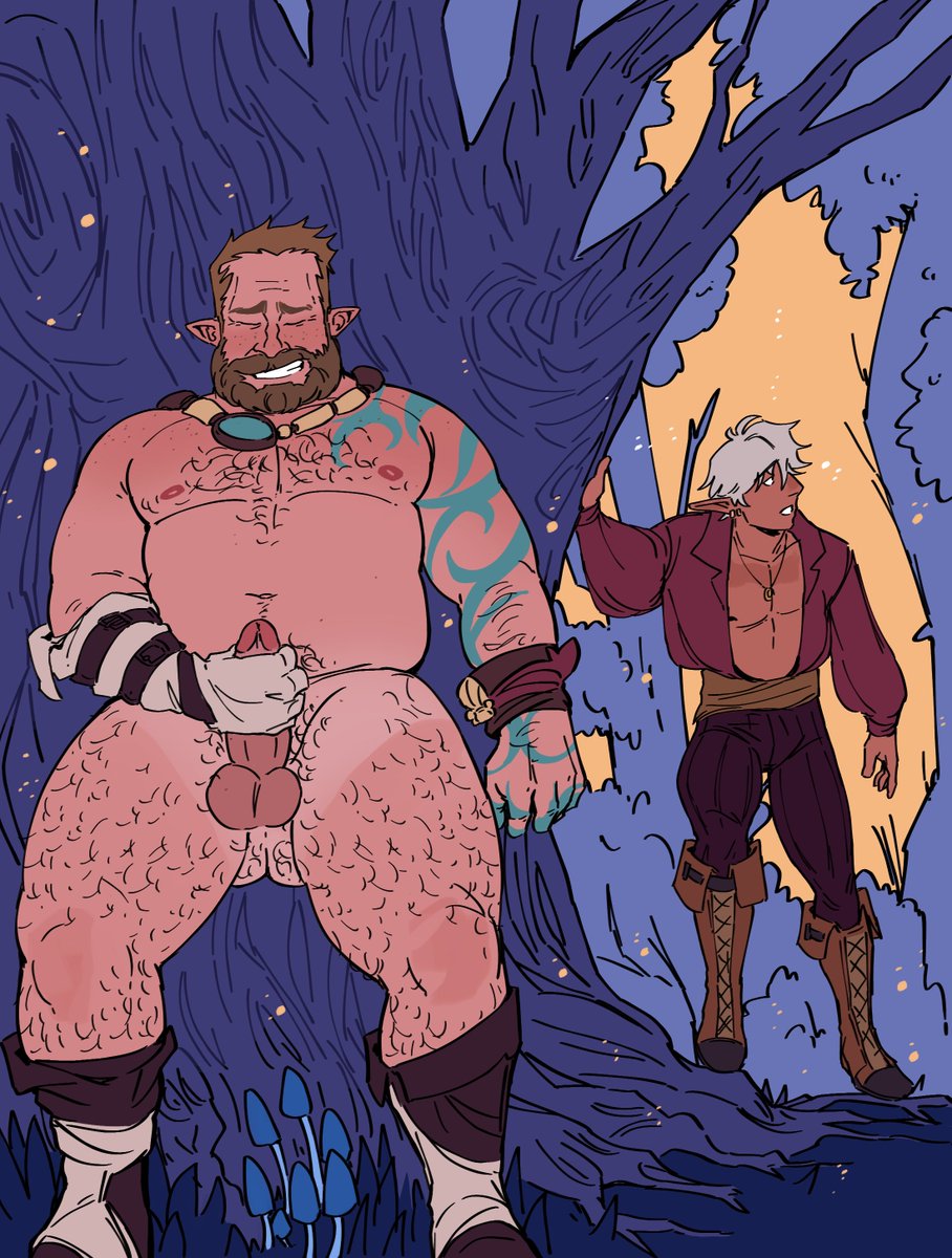 hebiwoogie's tweet photo. the magical adventures of daryl the barbarian and sammy the warlock ✨ https://t.co/wpU2jOqeji