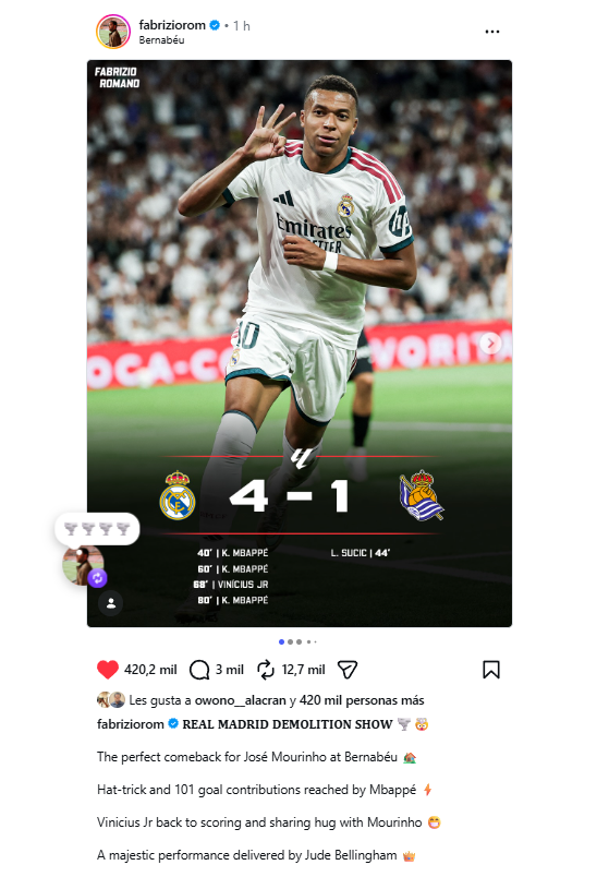 Alannk21's tweet photo. @FabrizioRomano Con el Barça no te vi así ehhh.
Ahora ya es Magestic performance brillance y Demolition Show.
Chico dman. https://t.co/z9YaKJWGXC