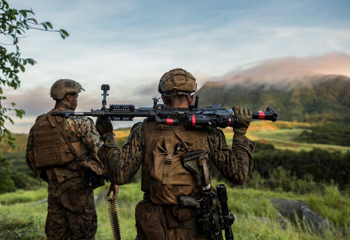 PacificMarines's tweet photo. #PacificMarines with @3d_Marine_Div, conduct crew-served weapons range on Camp Schwab, Okinawa, #Japan, Aug. 14, 2026.
📷: Lance Cpl. David Posada | @USMC
@USPACOM @3rdMEF
#12thMLR #MachineGunner #Okinawa #TacticalReadiness #M240B #ReadyForce #FreeAndOpenIndoPacific https://t.co/rFERTWoKJ1