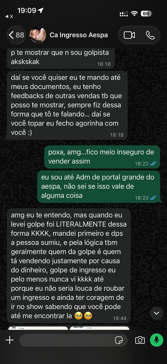 orbitpopp's tweet photo. 🚨 pessoal que tá vendendo ingresso pro show do aespa, se alguém vier com esse papo pra vcs se alertem que é golpe https://t.co/2alIosZCvs