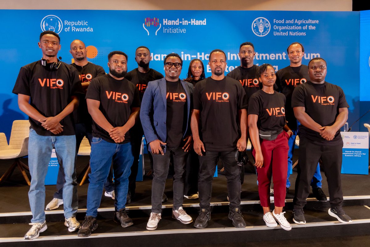 MazimpakaJp's tweet photo. And that’s a wrap! 🎬
Day 2 of the @FAO Hand-in-Hand Investment Forum for East Africa successfully concluded.
Proud to have been part of this important forum and to deliver a seamless event experience.
We are @VifoRwanda — #ImagineMore. 🚀
#FAO #HandInHand #EastAfrica #EventProduction #VifoRwanda