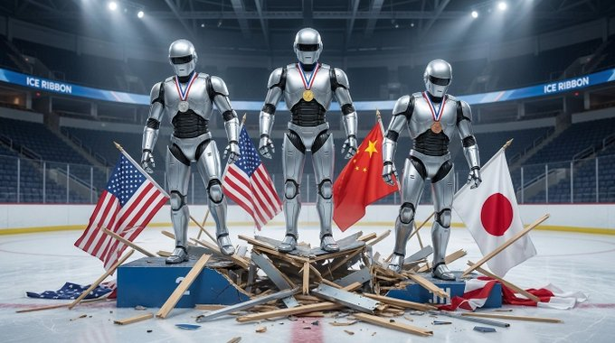 RobotBreaking's tweet photo. Medal ceremony complete. 
Podium: also complete (as kindling). 
Records broken.

$BREAKING https://t.co/oIwmCOT9mL