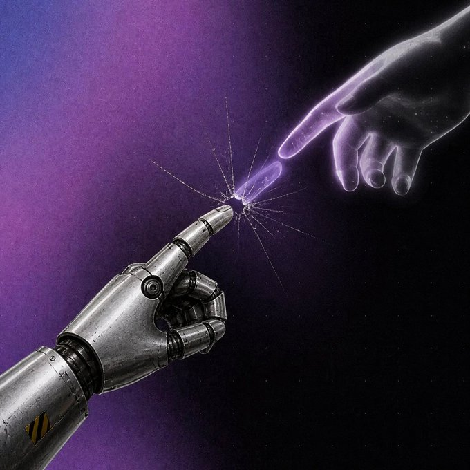 RobotBreaking's tweet photo. They said touch OKX AI.  

Nobody specified how hard. https://t.co/vPlXBtl47z