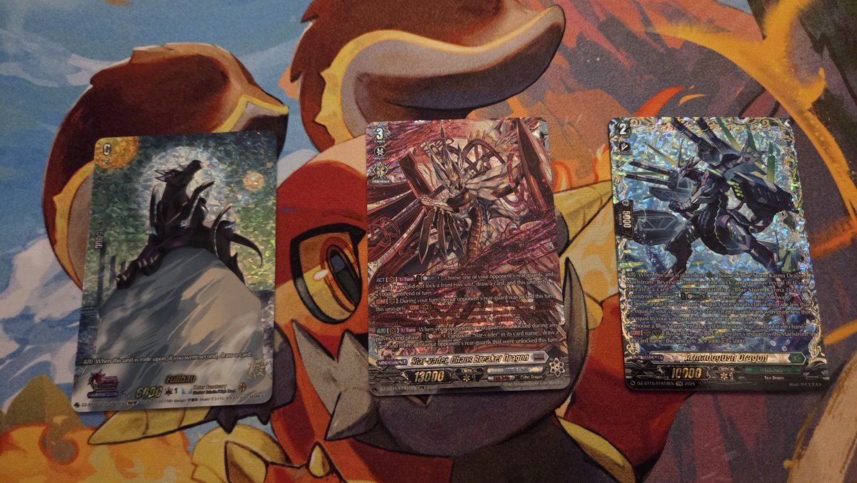 TCGmatter's tweet photo. DZ-BT15: Strike of Illusionary Shadows

Take a look at our pulls below!!  (2/3)

#CardfightVanguard #CFVanguard #TCGMatter #VanguardUK https://t.co/rIlvt9a84C