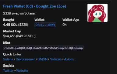 GAMMATechSuite's tweet photo. 🔥Markets Are Heating Up

$ZOE 64k -> 4M+  | 60x+ Signal 
$PONS  85k -> 130M+  |  1500x+ Signal
$CYBERLEEK 90k -> 30M+  | 333x+ Signal 
$PISTACIO 140k -> 15M+  | 100x+ Signal 

Get Access Through Our Discord Below https://t.co/XZsR01Nuy8