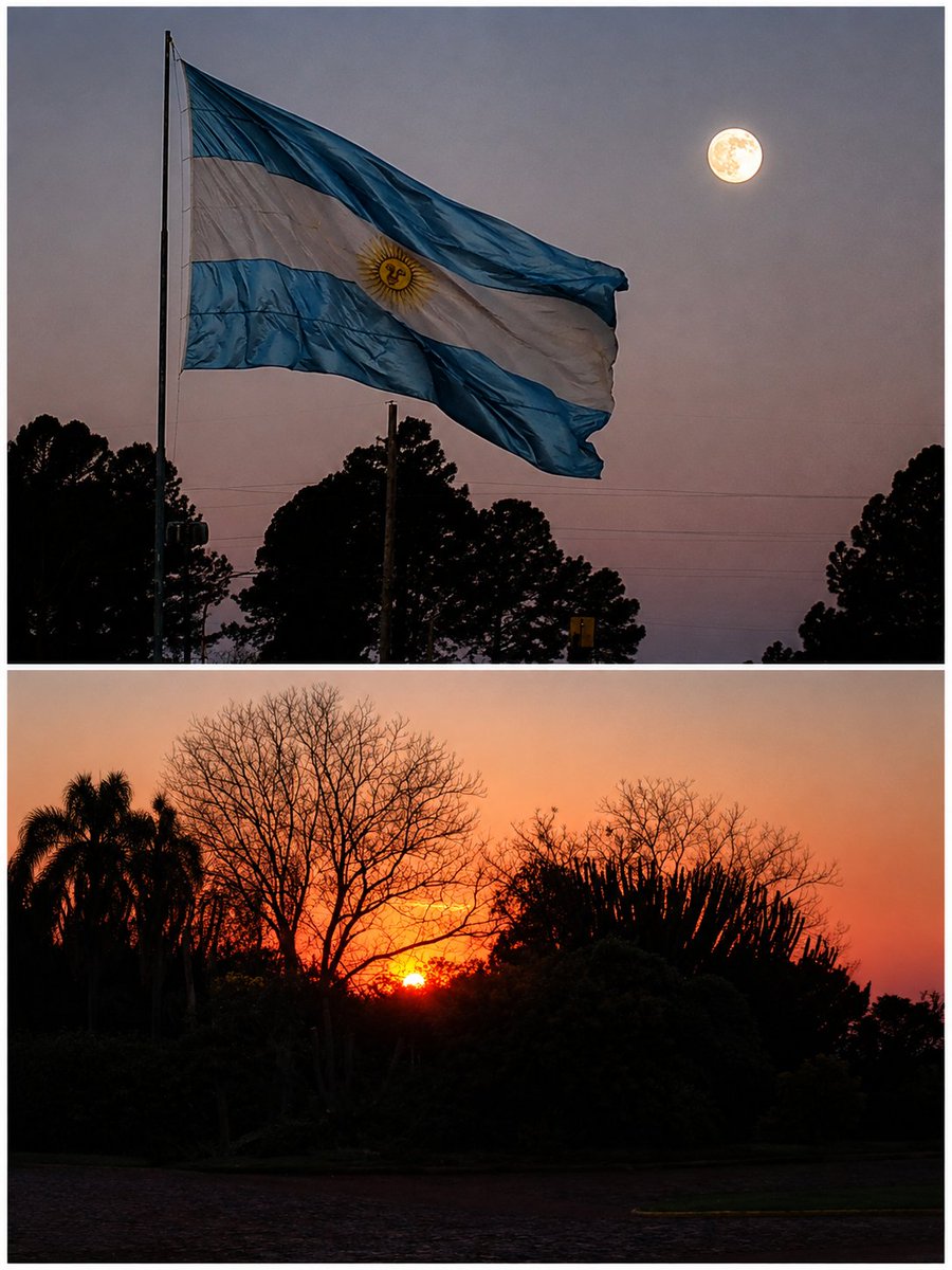 Xabi_mnes's tweet photo. #atardecer + #lunallena #argentina https://t.co/tqVavRR7RA