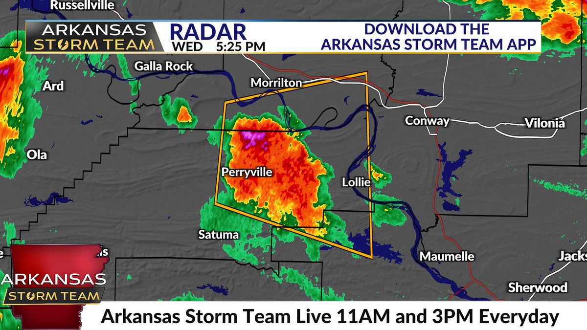 ToddYakoubian's tweet photo. Severe Thunderstorm Warning is in effect until Aug 26 6:15PM for Perry, Pulaski, Conway, Faulkner. Stay with the Arkansas Storm Team for the newest information. #ARWX #ARStormTeam https://t.co/Jr70EhrYXh