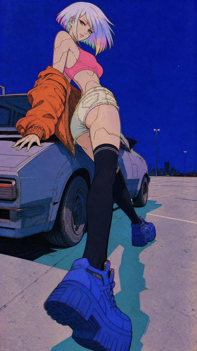 theSosiKevin's tweet photo. “You don’t make a name as a cyberpunk by how you live. You’re remembered by how you die.” 

-  Lucyna Kushinada https://t.co/zKvglpvmuQ