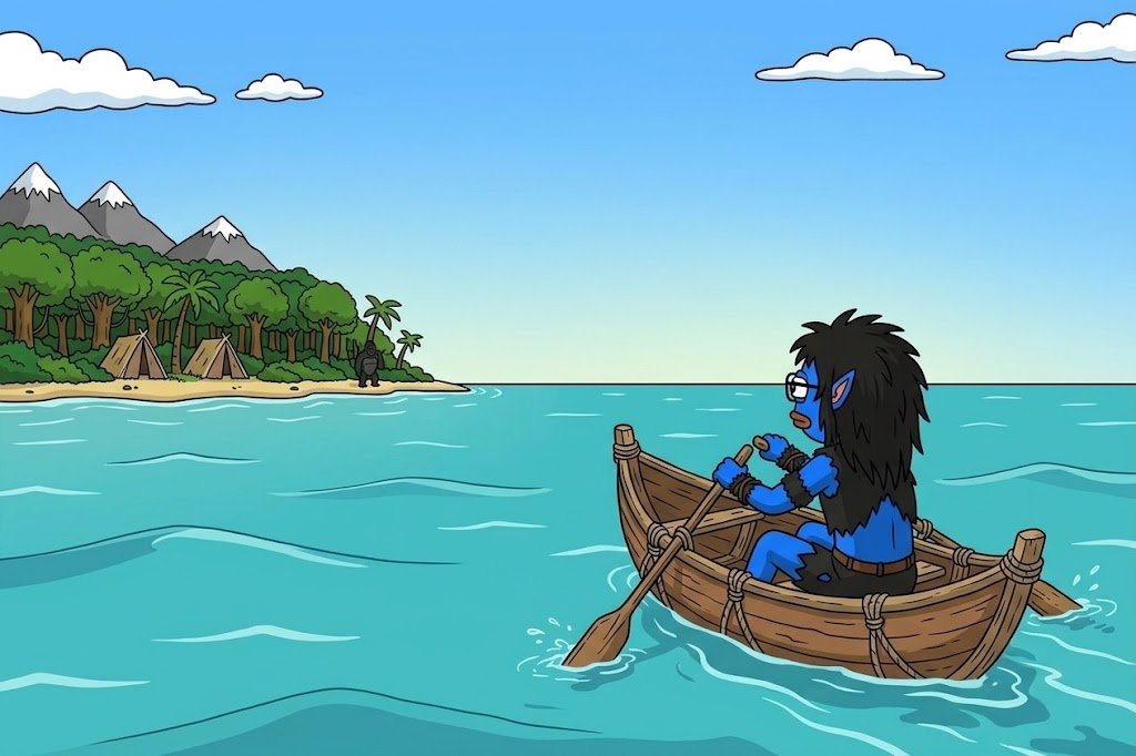 Navidia_onbase's tweet photo. Hand-carved canoe, zero map, pure unhinged ambition.

$NAVIDIA https://t.co/ScoZA7kVMx