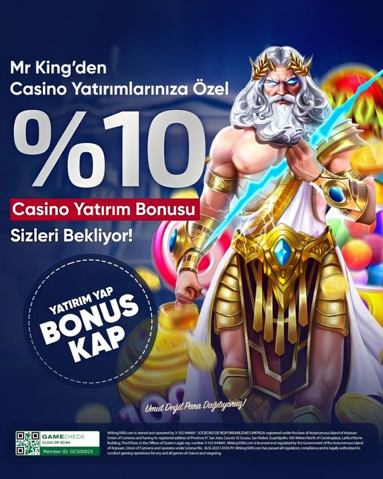 mrkinggiris2's tweet photo. ⚡️ MeritKing'de YATIRIMINA %10 BONUS EKLE! ⚡️

🎁 Casino yatırımını yap, bonusunu kap!
🎩 Mr King’de bonus avantajını kullan
👑 Yatırımına ekstra güç kat!

MRKing Güncel Giriş 👉🏻
https://t.co/w6BIcwrPG7
#MRKing #MeritKing #Guncel https://t.co/Ngfr2LnWbg
