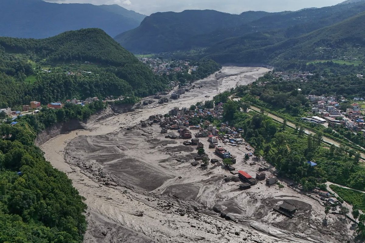 Catastrophic Flash Floods Engulf Nepal, Over 160 Lives Lost and Hundreds Missing