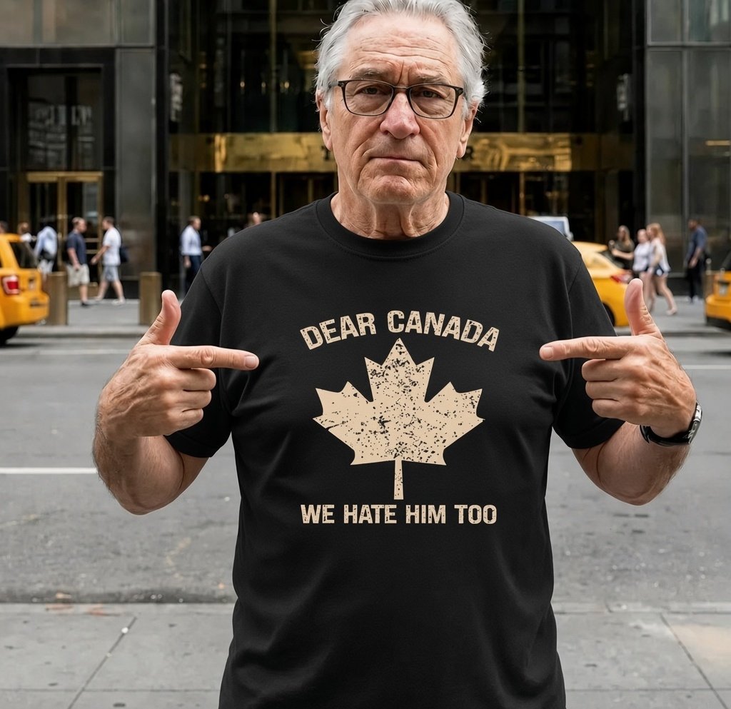 PoliticalWatchD's tweet photo. Dear Canada, we hate him too. https://t.co/OVanmeZAwM