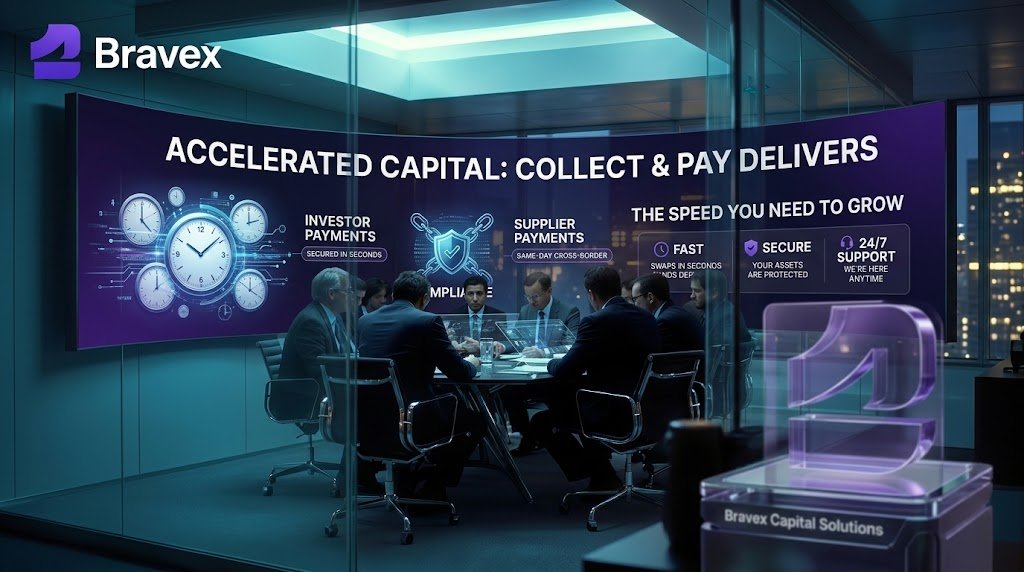 Bravex_wallet's tweet photo. Accelerate your capital. With Bravex's secure, cross-border payment solutions, investors can pay in seconds and suppliers are paid same-day. We handle the compliance, so you can focus on building faster.
A modern solution for modern businesses. https://t.co/VumdhqE9YF