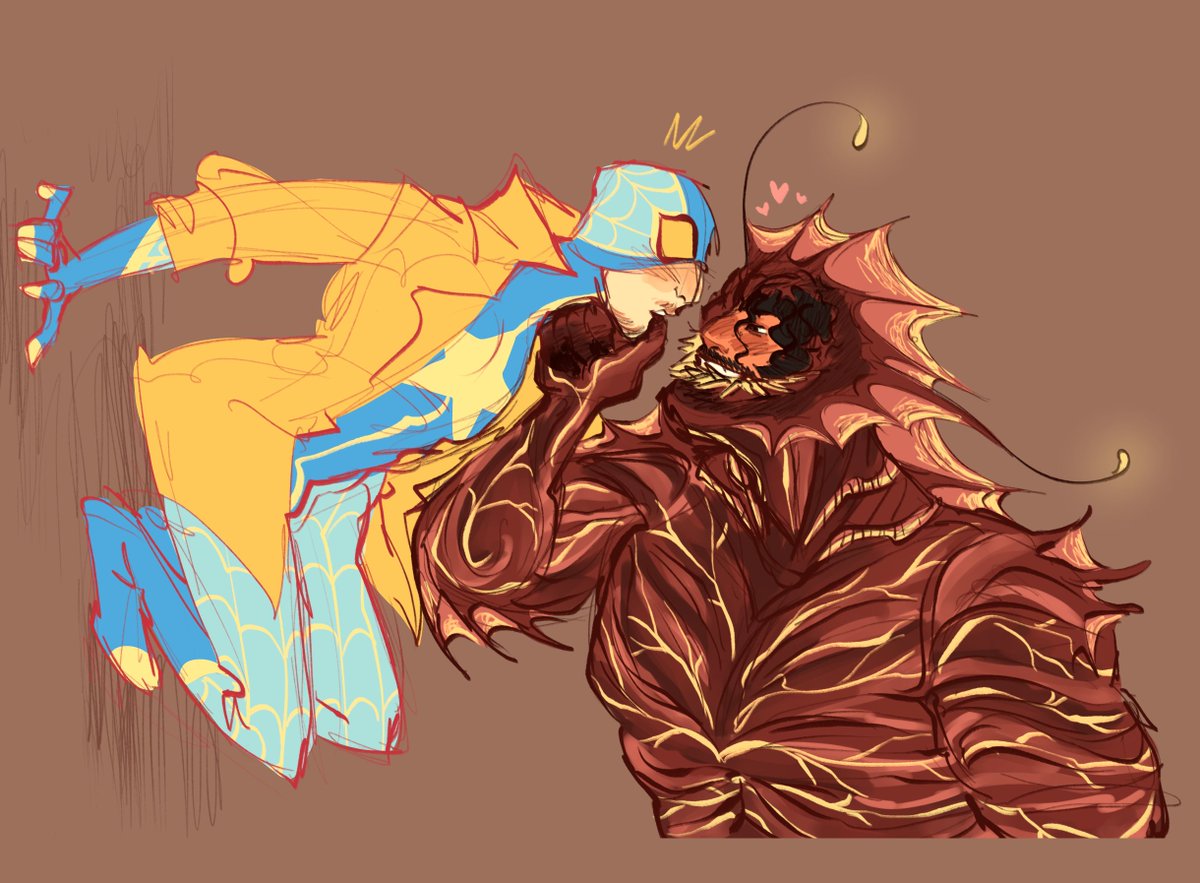 BumbleLovesDuck's tweet photo. Venom Simon spidey Grace doodle https://t.co/HSEg81AcEO