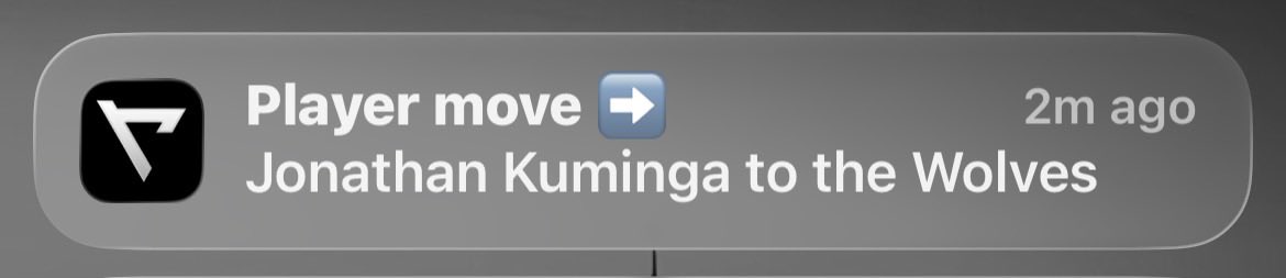 AntsTime's tweet photo. Kuminga to the Wolves!! https://t.co/pxuqVQvFSy