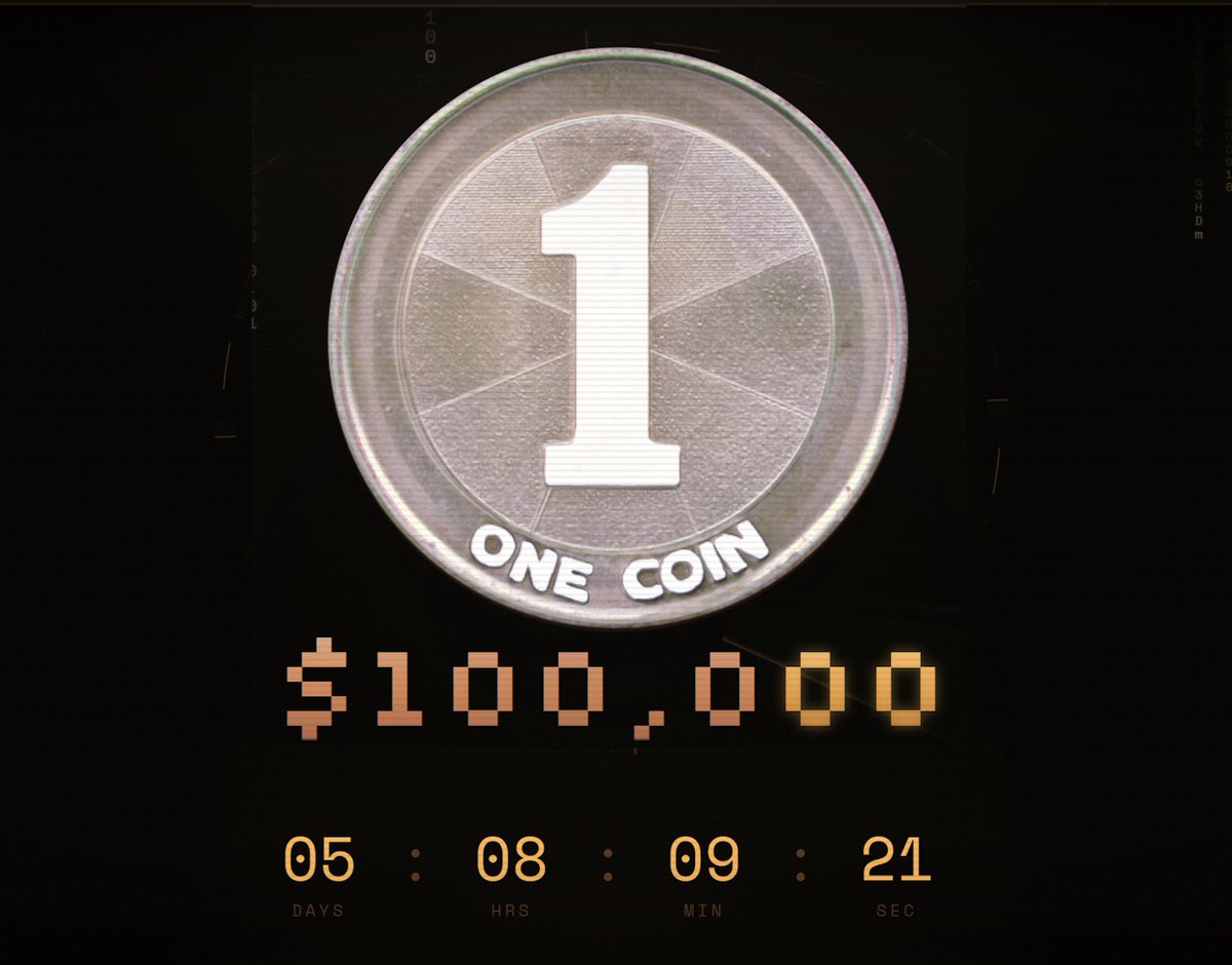 onecoinapp's tweet photo. The $ONECOIN is happening!

Only ONE coin exists... see you on September 1st! https://t.co/ZfUOqBTikg