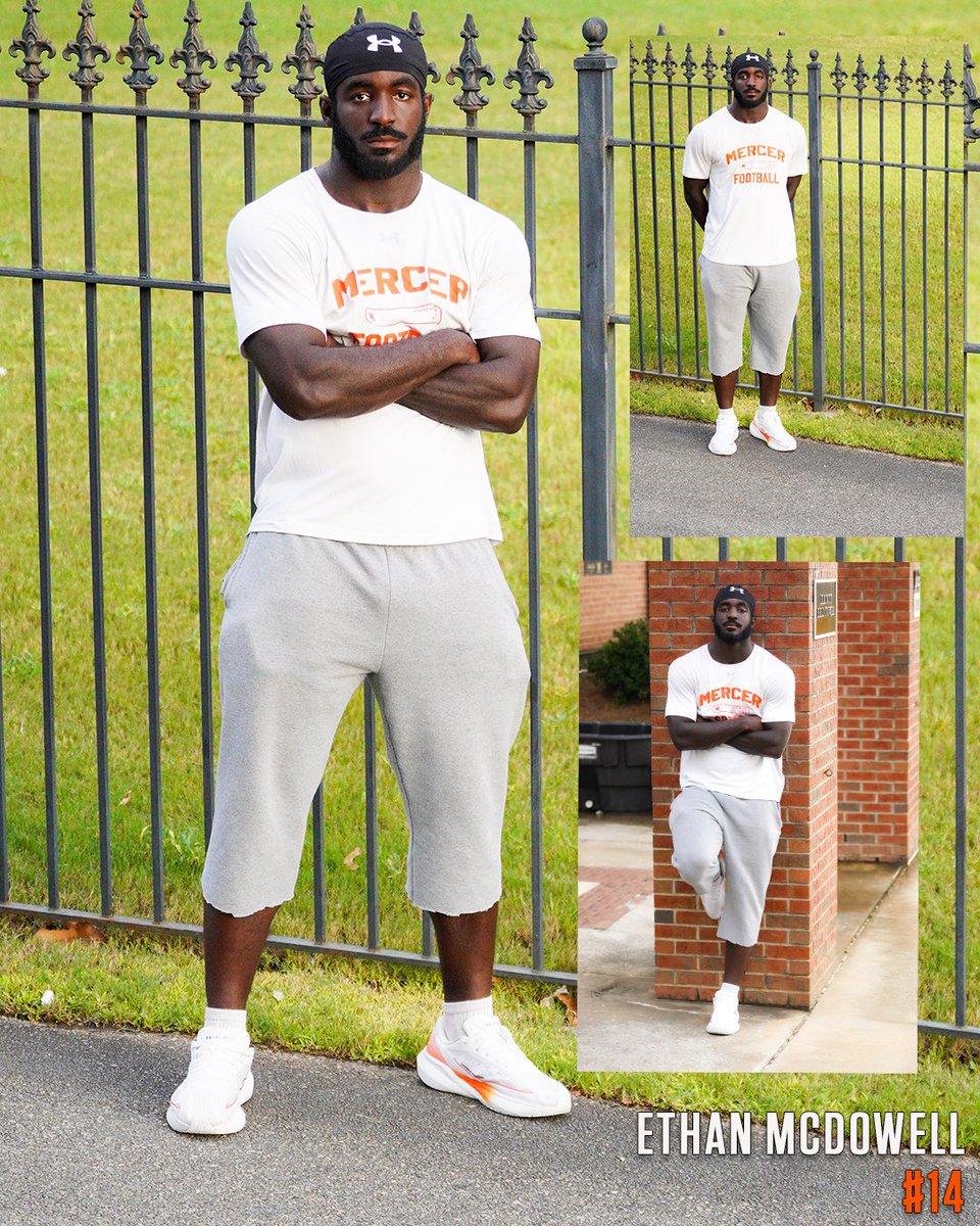 MercerFootball's tweet photo. MEET THE BEARS | Outside Linebacker Edition🧱
#ATTACK https://t.co/5NOGx7N3uE