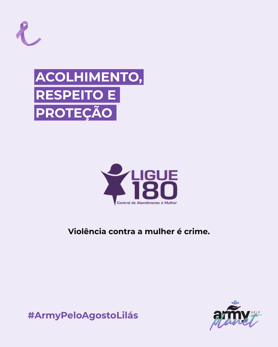 ARMY_HTP's tweet photo. #ArmyPeloAgostoLilás https://t.co/LwVzb2beKy