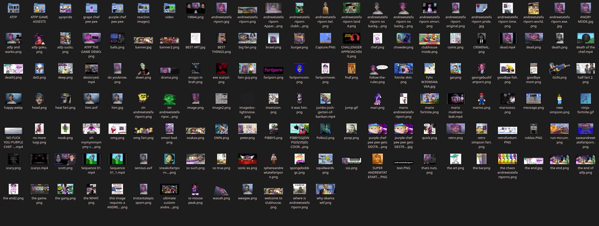 WiiUBootyCheeks's tweet photo. no hahaha definitely not but i do have the entire andrewtatefartporn archive https://t.co/UVZBlly6xC