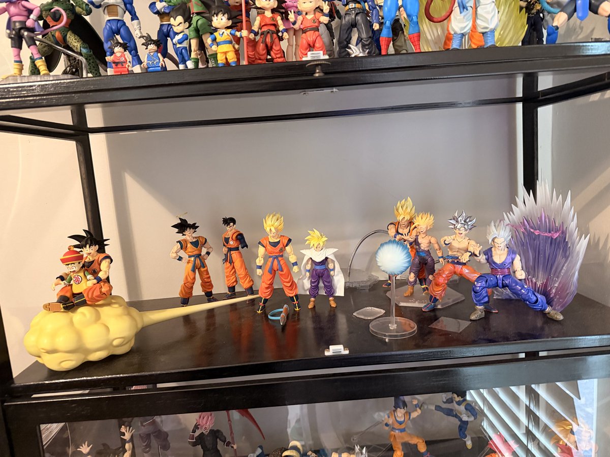 ourbravestboy's tweet photo. Not Caesar related (yet) but wanted to show off my figure collection and how it’s growing… gotta get that super broly next https://t.co/gBbmWhgQIH