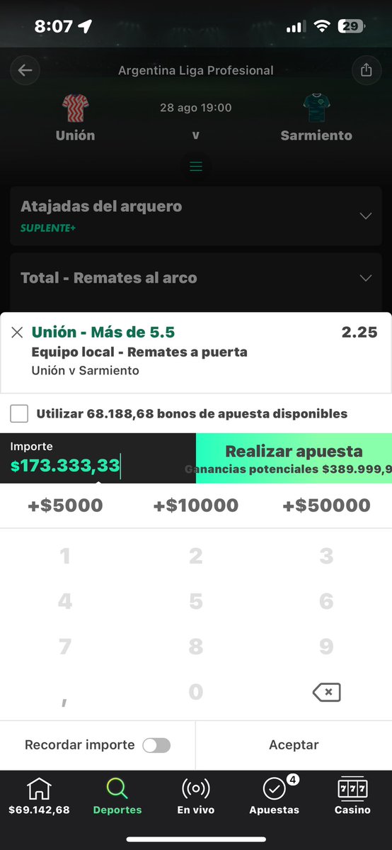 Freebetarg's tweet photo. Ultimo surebet del dia! GANANCIA $16.666. No se olviden de unirse el telegram gratuito https://t.co/GLmhHrOpWA https://t.co/65H1Av2iwS