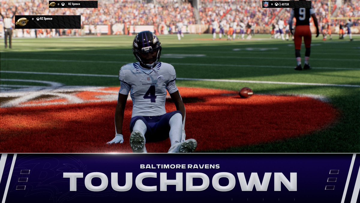 RavensRZ1's tweet photo. Win in the Dog Pound 👀

FINAL: Ravens 30 Browns 9

Lamar throws for 3 TDs with a perfect passer rating!

The defense stepped up and forced several turnovers against the division rivals. 

#FLOCKUP https://t.co/J7Xjcc6kmM