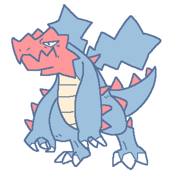 Thronebut's tweet photo. #621 i swear on my life that one day i will use druddigon in a draft league. look at him hes so cute. hes got rough skin hes basically garchomp cmon https://t.co/GIMteRAXWM