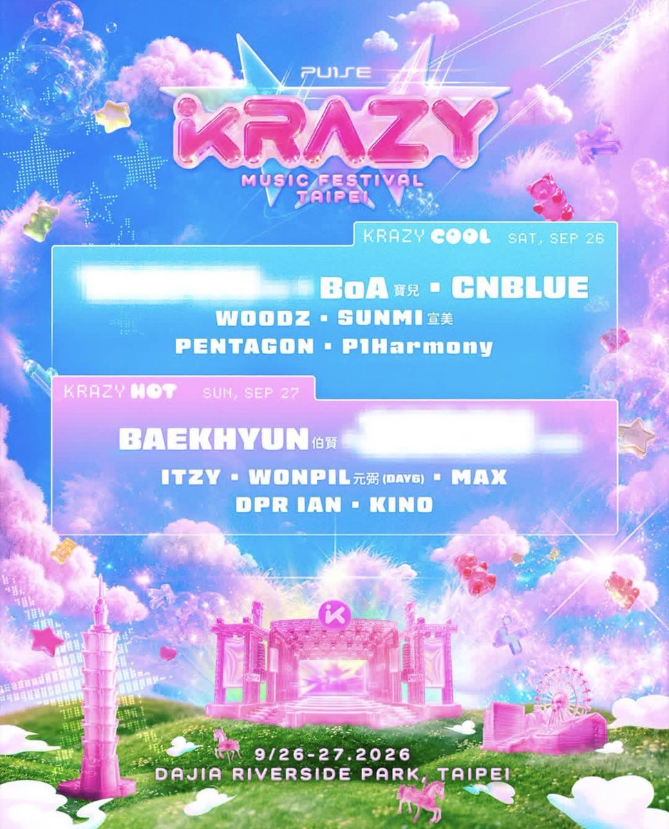 bbhplanetbr's tweet photo. #BAEKHYUN foi anunciado como parte oficial da line up do Krazy Music Festival em Taipei!

O evento vai acontecer dia 27 de setembro.

🔗 https://t.co/KPUJfUa0Kf https://t.co/Tnj6eWCyLw