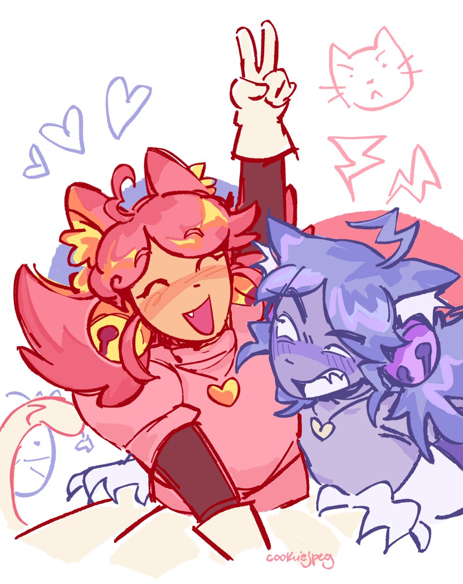 captncookiie's tweet photo. Day 40 oops late one. Mew!
#deltarune https://t.co/h5aNAUYwNw