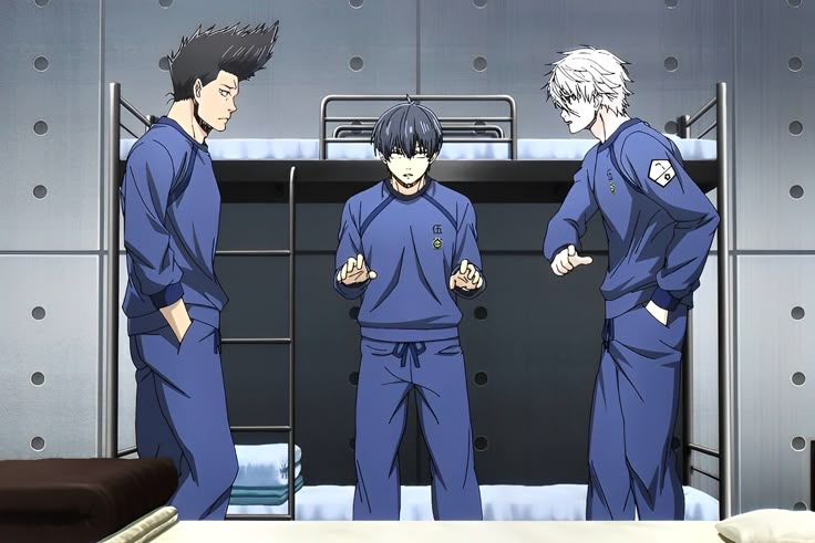Arieslikesbllk's tweet photo. It is always Isagi trying to calm them down https://t.co/cwblIO7SRi