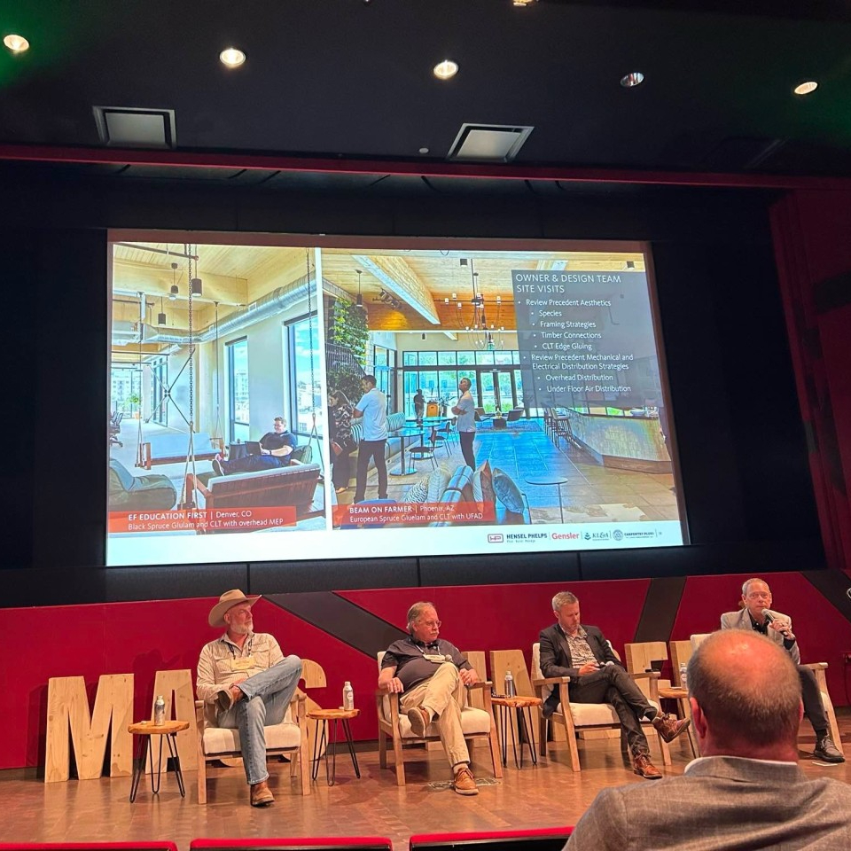 VaproShield's tweet photo. Still feeling the momentum from last week’s Mass Timber Group Summit.

It was great connecting with industry friends and professionals who are helping move #masstimber forward. The innovation and collaboration happening across the industry are exciting to see.
1/2 https://t.co/RUFEotrMQu