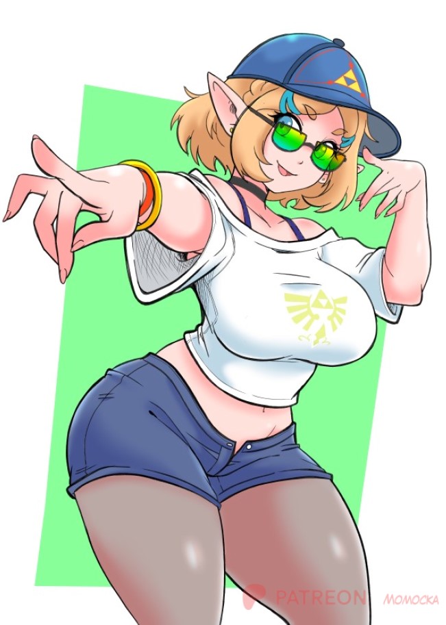 Momocka_art's tweet photo. Drawing Princess Zelda in casual clothes yeah 😎 https://t.co/1lw2xmZ5tJ
