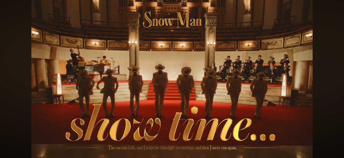 kkkai_Trp's tweet photo. SnowMan 「show time...」
MVにトランペットで参加させていただきました🎺
⁡
かっこいい曲で素敵なMVになってるので是非ご覧ください！
⁡
  #SnowMan  #trumpet https://t.co/MOxvmSKE0Y