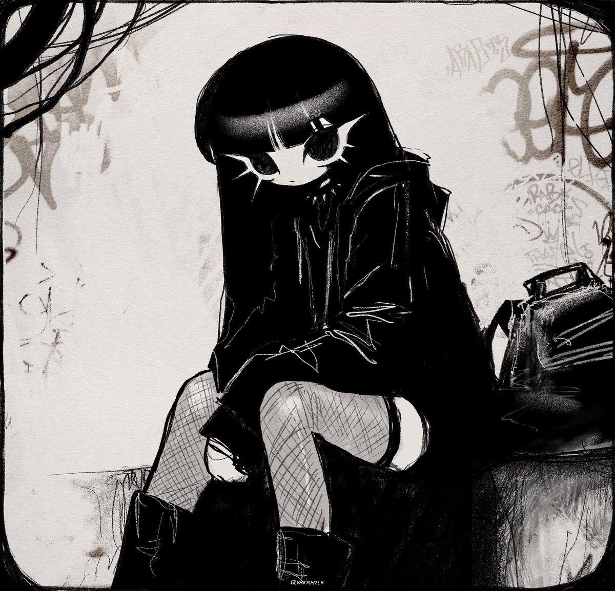 VktrMzlk's tweet photo. Girl who is terribly edgy https://t.co/IWosLzmxyK