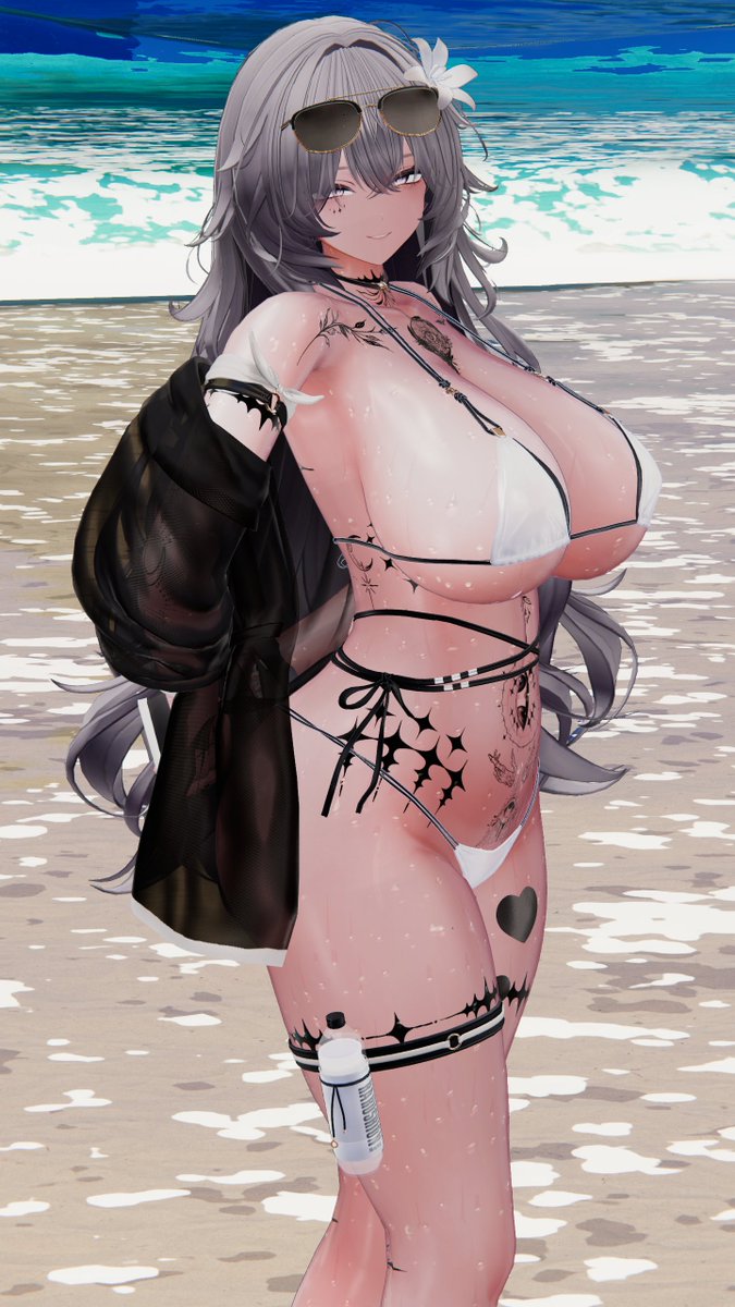 bugi6457816's tweet photo. ohayo~🖤🖤
退勤〜あと1日でお休みだ💫🌊🏖️
#VRchat #milltina https://t.co/S25jIxfSp3