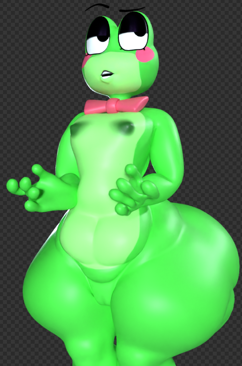 CoolBeanoIsHere's tweet photo. Ribbit and her new fake balloon tits https://t.co/aFdEcaL1LM