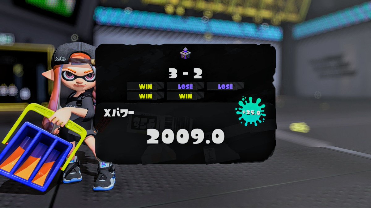 hissen_haru's tweet photo. スプラトゥーンを始めて3年、、、
初めてXP2000超えた😭
一番好きな武器 ヒッセン無印＆
大好きなヒラメが丘団地で達成できたの
ホントに嬉しいよぉおおおお🥹

笑う人もいるかもしれないけど、
私にとっては大きな壁だったので
めちゃくちゃ嬉しい😭 https://t.co/6QYTN1K6E6